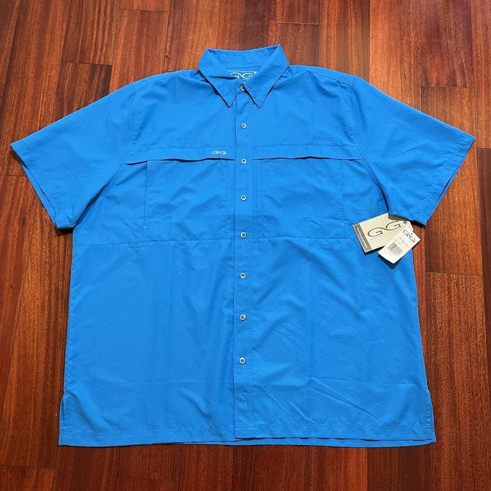 GameGuard Outdoors Shirt Mens 3x 3xl 1023 Polyester Fishing Casual New NWT